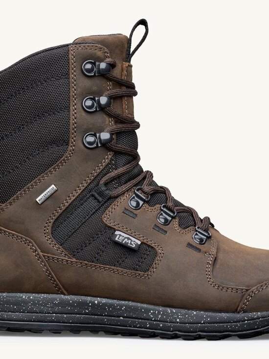 New Lems Mens Breck Boot Insulated Choose size Color Grizzly hiking walk shoe main image 5